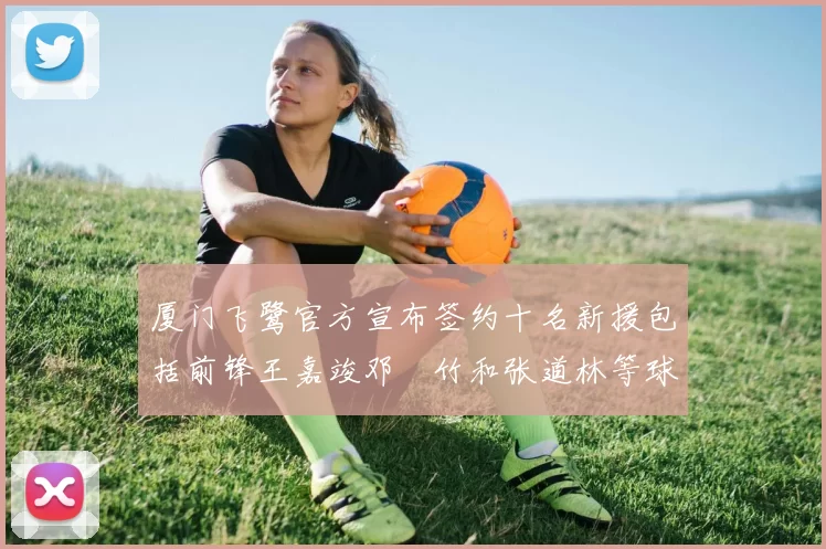 厦门飞鹭官方宣布签约十名新援包括前锋王嘉竣邓棽竹和张道林等球员